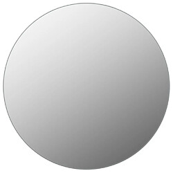 Avis Maison Chic Miroir mural | Miroir Décoration pour Maison Salle de Bain 70 cm Rond Verre -GKD39745