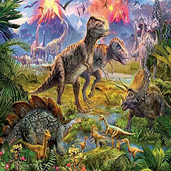 Educa Borras Puzzle de collecte de dinosaures Educa (500 piAces)