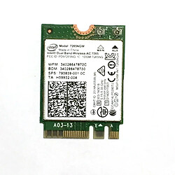 Intel Dual Band Wireless-AC 7265+BT M.2 WLAN / Bluetooth 867 Mbit/s Interne