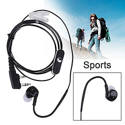 GUPBOO Casque avec microphone, 2 contacts, 3,5 mm, 2,5 m 