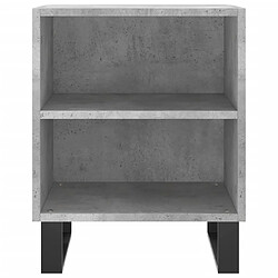 Acheter vidaXL Tables de chevet 2 pcs gris béton 40x30x50 cm bois d'ingénierie