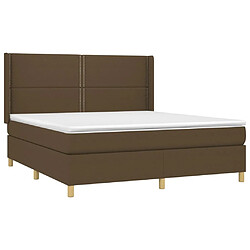 Acheter Sommier à lattes,Cadre à lattes de lit pour Adulte matelas et LED Marron foncé 180x200cm -MN61323