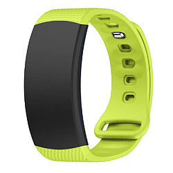 Wewoo Bracelet pour montre connectée en silicone Samsung Gear Fit2 SM-R360taille de la dragonne 126-175mm vert