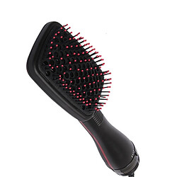 Acheter Wewoo Professionnel multi fonction électrique coup de cheveux brosse air chaud boucles peigne salon de coiffure stylernorme de prise nous rose rouge