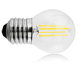 Avis Maclean Ampoule à filament Edison rétro LED éclairage décoratif vintag blanc chaud G45 (E27 6W 600lm)