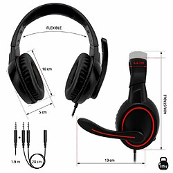 Pack GAMER 3 en 1 ADVANCE PRO-GTA210 CASQUE PS5 XBOX SWITCH PC + SOURIS RGB + CLAVIER RGB GAMING