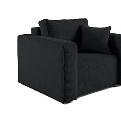 Acheter Bestmobilier Topaze - fauteuil - en velours texturé