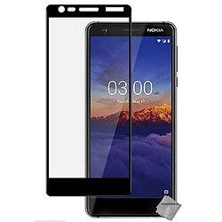 Htdmobiles Film de protection vitre verre trempe incurve integral pour Nokia 3.1 (2018) - NOIR