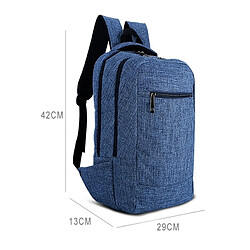 Avis Wewoo Sacoche pour ordinateur portable bleu MacBook 15,6 pouces et moins, Samsung, Lenovo, Sony, DELL Alienware, CHUWI, ASUS, HP Sac à dos, taille: 43x28x12cm, à bandoulière à universel multifonctionnel