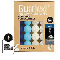 Guirled Guirlande boule lumineuse 24 LED Voice Control - Océan