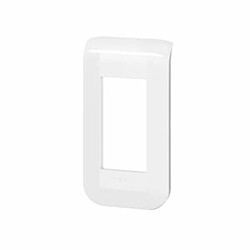 Avis enjoliveur - 1 module - 1/2 poste - blanc - legrand mosaic 078801l