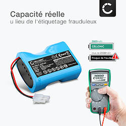 Batterie pour Hoover RBC030, RBC040, RBC040011, RBC050, RBC050011, RBC070, RBC090011, RBC090 (Hoover RB219) 2000mAh de CELLONIC