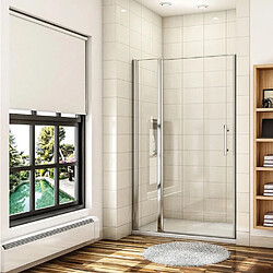 Aica Sanitaire Porte de douche 106x197cm en verre securit anticalcaire 6mm