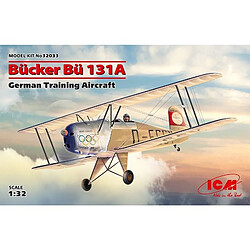 Icm Maquette Avion Bücker Bü 131a German Training Aircraft