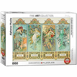 Eurographics Quatre Saisons par Alphonse Maria Mucha (1000 piAces) Puzzle 