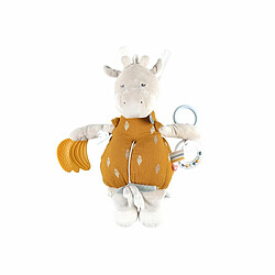 Avis NOUKIES Peluche d'activités girafe Tiga ocre 40 cm - Noukie's