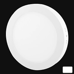 Wewoo Dalle LED blanc Voyant rond à DEL de 18W, Flux lumineux: 1480lm, Diamètre: 22.5cm 