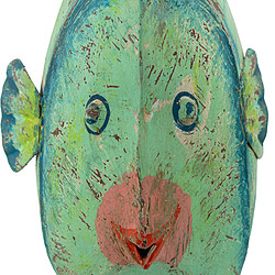 Figurine Décorative Alexandra House Living Vert Fer Poisson 32 x 12 x 24 cm