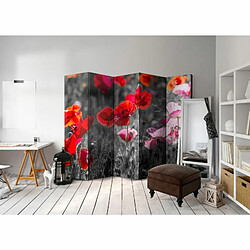 Paris Prix Paravent 5 Volets Red Poppies 172x225cm