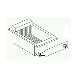 Friteuse Encastrable Drop-In 7,25 kW - 1 ou 2 Cuves 10 L - Combisteel