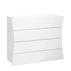 Avis Ahd Amazing Home Design Commode Design Chambre 4 Tiroirs Blanc Brillant Arco Draw