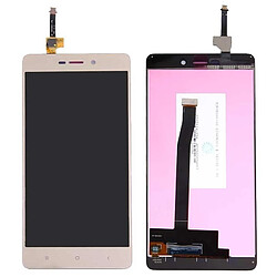 Wewoo Pièce détachée pour Xiaomi Redmi 43162 or écran LCD + tactile Digitizer Assemblée