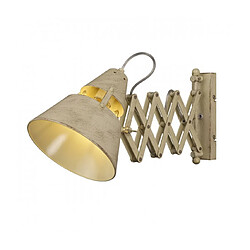 Luminaire Center Applique murale Industrial 1 Ampoule 40W E27, métal sablé Coloris : métal sablé Coloris de l'abat jour : métal sablé Longueur en Cm : 32-70 Diamètre en Cm : 21.5 Hauteur en Cm : 25.2 Profondeur en Cm : 32-70 Poids en