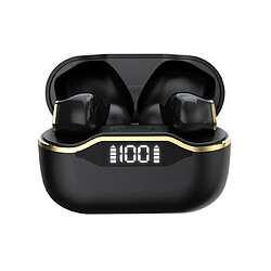 Universal Écouteurs sans fil Bluetooth 5.0 écouteurs 9D stéréo écouteurs avec microphone pour Huawei Samsung Xiaomi casque de sport | écouteurs Bluetooth(Le noir)