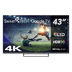 Smart Tech TV QLED 4K UHD 43' (109 cm) 43QG02V Google TV- 4xHDMI - 2xUSB - Dolby Vision - Dolby Atmos 