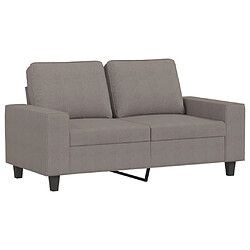 Acheter Maison Chic Ensemble de canapés 2 pcs, Canapé droit Sofa pour Salon taupe tissu -GKD504350