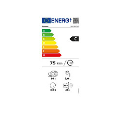 Lave-vaisselle 60cm 14 couverts 44db gris - SN23EI27VE - SIEMENS