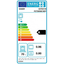 Four intégrable multifonction 70l 60cm pyrolyse inox - fcts896xwifi - CANDY