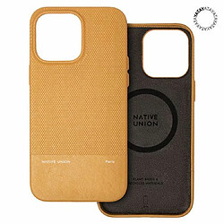 NATIVE UNION Coque Arrière pour iPhone 15 Pro Max (RE)CLASSIC KRAFT Jaune