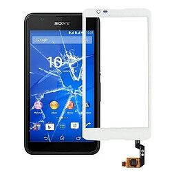 Wewoo Pour Sony Xperia E4 / blanc E2033 / E2015 pièce détachée écran tactile (seul sans le LCD) 