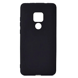 NC Coque en TPU Couleur unie noir mat mat pour votre Huawei Mate 20