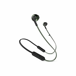 Casque D'Origine Jbl T205Bt Compatible Bluetooth Casque Semi-Intra-Auriculaire Sans Fil Écouteurs Vert 