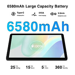 Avis NC Tablette tactile DOOGEE T10E PC Android 13,Octa Core 10.1" HD batterie 6580mAh 9Go+128Go,TÜV SÜD,Double SIM,8MP Avec clavier - Gris