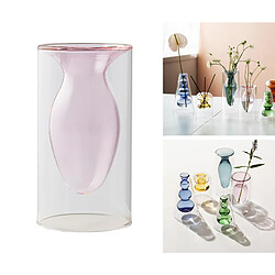 Avis Moderne Bonsaï Fleur Vase Nouveauté Planteur Pot Maison Bureau Chambre Décoration Rose