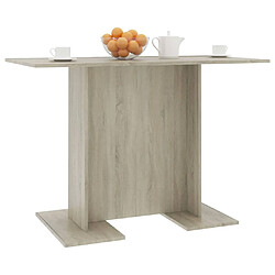 Acheter vidaXL Table de salle à manger Chêne sonoma 110 x 60 x 75 cm Aggloméré