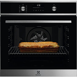 Electrolux Série 600 Four 72L 3480W Encastrable Multifonction Grill Ventilé Porte Froide Inox Noir 