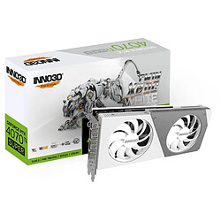 Inno 3D Carte Graphique INNO3D N407TS2-166XX-186156W GeForce RTX 4070 Ti 16 GB GDDR6X DLSS 3 - 16 Go GDDR6X - 1x HDMI/3x Display Port - PCI Express 4.0 16x