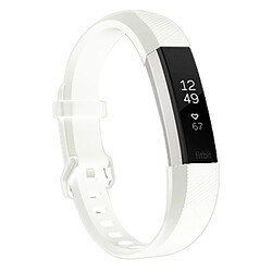 Wewoo Bracelet blanc pour en silicone Fitbit Alta Smart Watch, longueur: environ 23,8 cm