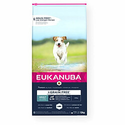 EUKANUBA Grain Free Adult small/medium breed, Ocean fish - aliments secs pour chiens - 12 kg 