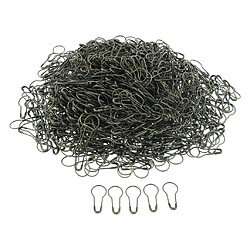 1000 Pcs En Forme De Calebasse En Métal Gourd Poire Ampoule De Sécurité Pin Tag Fixation Bronze