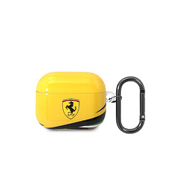 Ferrari Coque pour Airpods 3 Anti-choc en Silicone Jaune