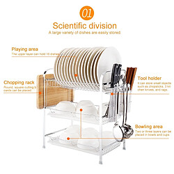 Avis Wewoo Cuisine multifonction en acier inoxydable trois couches B forme support suspendu de plat bol