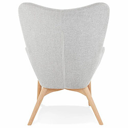 Paris Prix Fauteuil Design Scandinave Ticao 93cm Gris pas cher