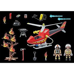 Playmobil® Hélicoptère bombardier des pompiers pas cher