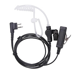 GUPBOO 2Pin caché Tube acoustique écouteur casque micro pour Motorola Radios bidirectionnelles micro casque écouteur écouteur 