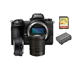 NIKON Z7 KIT NIKKOR Z 24-70mm F4 S WITH FTZ Mount Adapter + 64GB SD card + EN-EL15B Battery 